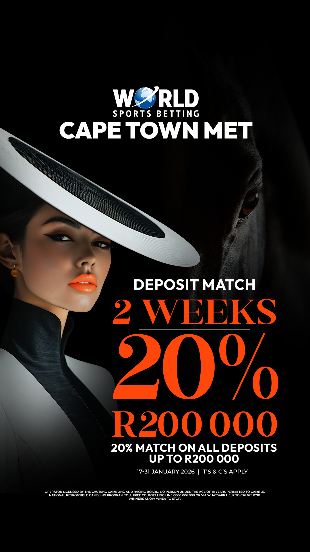 World Sports Betting Limpopo promo